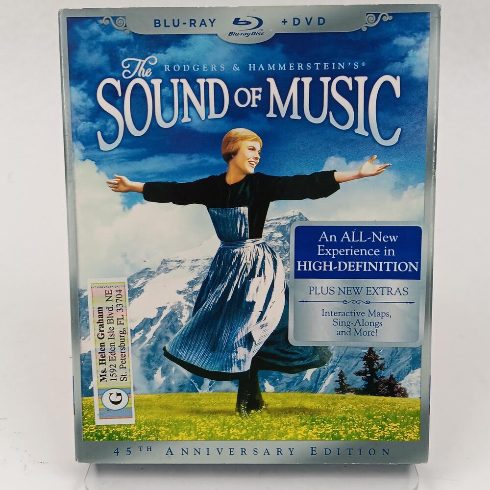 The Sound Of Music Blu-ray DVD 45th Anniversary G Family Musical Fox Movie